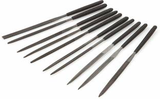 Mass Pro Carbon Steel ( 4x160 ) 10Pcs Needle File Set For Jewelers Diamond Wood Carving Crafts Hand Tools Knife Honer