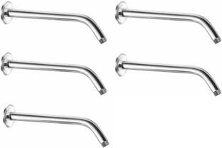 CERA - Overhead Shower Arm 305MM (12 Inches) with Wall Flange Set of 5 pcs Shower Head
