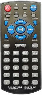 LipiWorld IT-400 SUF IT-502 WD SUF IT-5840 SUF Remote Control Compatible for  Home Theater INTEX Remot...