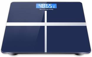 NIRVA Precision Bath Scale Electronic Digital Personal Bathroom Scale BackLit Display Step-On Technology, 180 KG Capacity Human Body Weight Machine ( Battery Included ) Weighing Scale