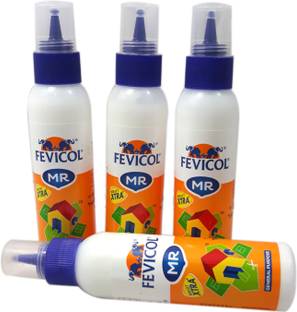 FEVICOL Majestic Basket Glue/ Adhesive for Arts & Crafts [Pack of 4] White