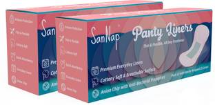 SanNap Anion Anti Bacterial Panty Liners (Set of 2, 50 Count) Pantyliner