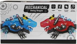 TinyTales Electric toy large walking spray dinosaur with light sound effect music mechanical dinosaur model children's toys