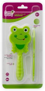 Beebaby Soft Brush and Comb Set for Newborn Babies Frog Shape