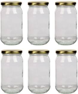 TIED RIBBONS Glass Pickle Container & Salt Pepper Container  - 400 ml