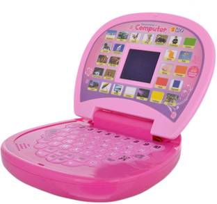 webster Learning Educational Computer Game ABC and 123 Kids Mini Laptop with LED Display and Music