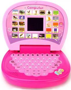 webster Learning Game Educational Computer ABC and 123 Kids Mini Laptop with LED Display and Music