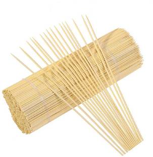 Vardhman Hardest Balcoa Bamboo Sticks 12 inch Disposable Wooden Roast Fork, Salad Fork, Fruit Fork, Dessert Fork Set