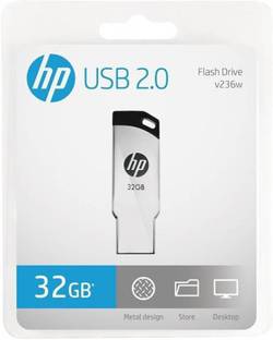 HP 32 GB METTAL PENDRIVE 32 GB Pen Drive Compatible with Tablet, Mobile, Laptop USB 2.0 Plastic Case