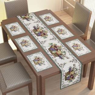 JiyanshDecor Multicolor Organic Cotton Table Linen Set
