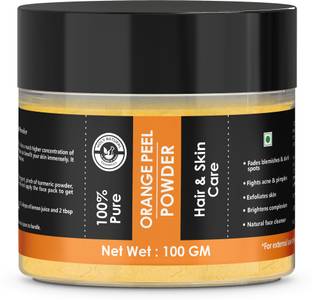 Holy Natural 100% Pure Orange Peel Powder for Skin & Face - 100 GM