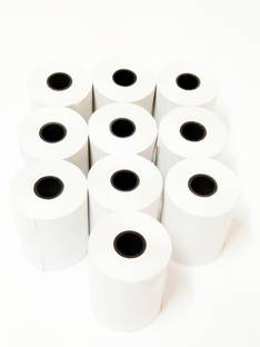 MME 58MM X 25MTR. (2INCH) POS MACHINE THERMAL PAPER ROLL SET OF 10 ROLL Thermal Cash Register Paper