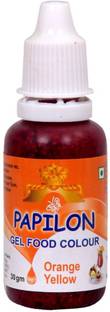 PAPILON Concentrated Gel Food Colour Orange Yellow -30gm Orange