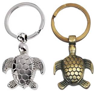 MGP FASHION Golden Silver Ninja Turtle Best Party Gift Family Girl Boy Men Women Friend Keyring Combo Key Chain