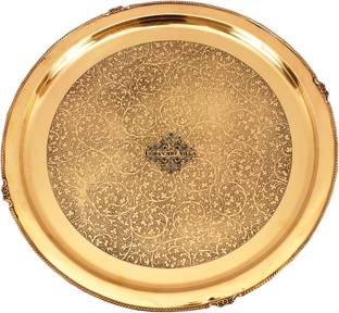 IndianArtVilla China Plate Dx 12 Tray