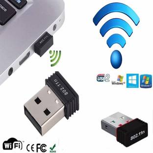 HexaGear Heavy Duty 950 Mbps High speed USB Wi-Fi Dongle Network Adapter for Desktop/Laptop/PC || IEEE 802.11n USB Computer Network Adapters USB Adapter (Black) USB Adapter