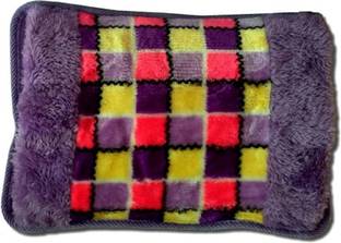 Zeom Hand Heating Electrothermal Auto Cut Off Extra Fur VELVET Gel PaD electric hand heating bag 1.5 L Hot Water Bag  (Multicolor) Electric Water Bag 1.5 L Hot Water Bag