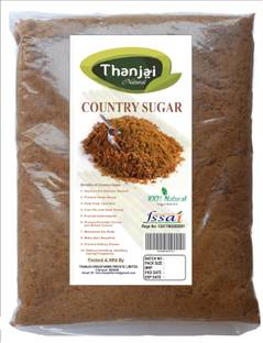 THANJAI NATURAL Country Sugar 3000grams 100% Natural Pure Traditional method Made Sugar Sugar
