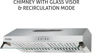 Glen CH6003SS60BFLTW 700 CMH 60 cm Chimney