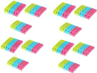 RESKA SEALING POUCH CLIPS Large Plastic Airtight Food Bag Clips