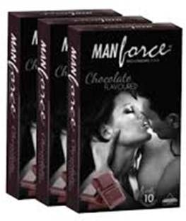 MANFORCE chocolate flavour Condom