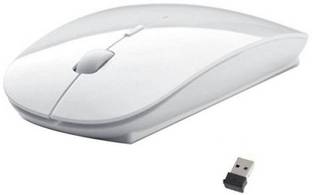 Dezful Wireless mouse White Wireless Ambidextrous Optical Mouse  with Bluetooth