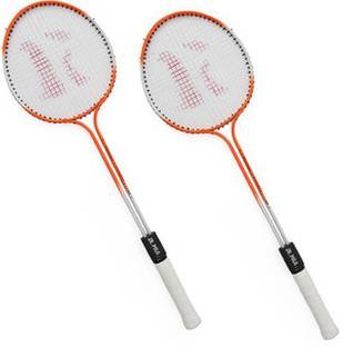 sports trading lb 2 badminton racqet Red Strung Badminton Racquet