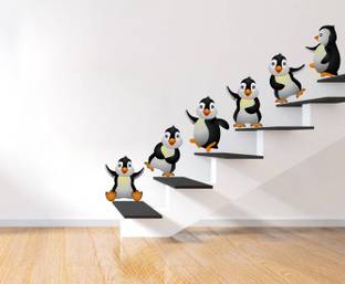 TRIDENT 150 cm Funny Penguins Removable Sticker