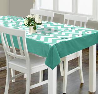 Dekor World Light Green Organic Cotton Table Linen Set