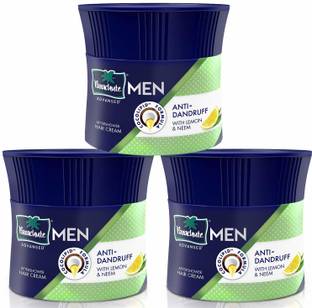 Parachute Advansed Men Hair Cream, Anti-Dandruff, 100 gm (Pack of 3) Hair Cream