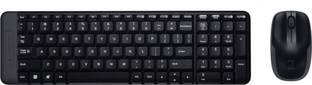 Logitech MK215 Mouse & Keyboard Combo, Compact Design Wireless Standard Laptop Keyboard Compatible with Desktop, Laptop, Mac 2.4 GHz Wireless, 5 Month Battery Life