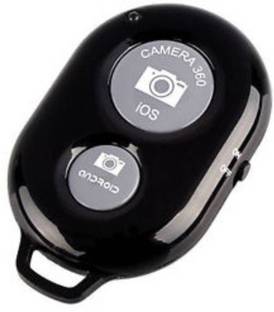 Belphegor Camera Wireless Bluetooth Remote Controler Shutter For Selfie Stick-Tripod-Samrt Phone Camera Remote Control Camera Remote Control (Black)  Camera Remote Control