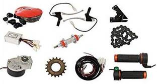 Geekay FREE PEDAL ASSIST DIY - 24 V 250 Watt PMDC Electric Bicycle Conversion Motor Kit Automotive Electronic Hobby Kit