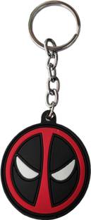 MGP FASHION Double Sided Deadpool Sword Cartoon Movie Character PVC Rubber Party Gift Kids Girls Boys Friends Keyring Key Chain