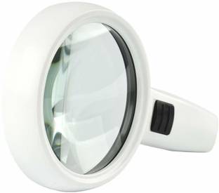 RHONNIUM ® 3 Bright LED Lights Handheld Lighted Magnifier Illuminated Magnifying Glass 3X Reading Glass::Magniging Glass::Pocket Magnifier