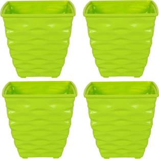 GINNIENTERPRIS Plastic Indoor Planter/Table top Planter/Plant Container/Flower Pot Plant Container प्लांट कंटेनर