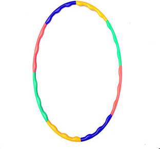Owlix Junior-Senior Adjustable 8 Pcs 80 Cms Hula Hoop Hula Hoop (Diameter - 80) Hula Hoop