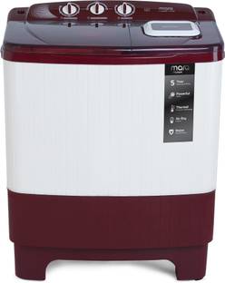 MarQ by Flipkart 6.2 kg Semi Automatic Top Load Washing Machine White, Maroon