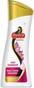 Meera Anti Dandruff Shampoo, With Small Onion And Fenugreek,Paraben Free