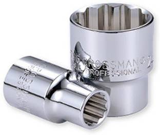 Crossman 1/2" Drive Socket: Standard - 12 Pt 1-3/16" (Pack of 1Pcs.)| Socket Set