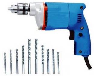 Sauran Drill Machine Pistol Grip/Multicolour/10mm/300 Watt/2600 rpm/6 month warranty/ GHPDM0631/Heavy Duty Drill Machine with warranty Pistol Grip Drill