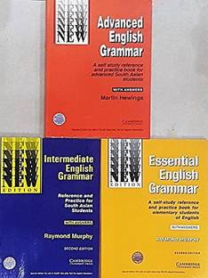 Cambridge Essential + Intermediate + Advanced English Grammar (Combo Pack Of 3 Books With Answers)