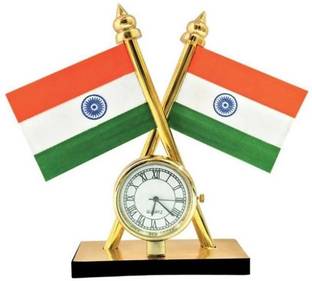 Adwotiz Indian Flag Rectangle Car Dashboard Flag