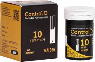 Control D CS10 10 Glucometer Strips