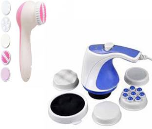 WIB 288 5 in 1 Portable Compact Face Massager for Facial & Relax & Spin Tone Handheld Body Massager Best Massager