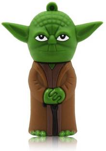 PANKREETI Star Wars Yoda 64 GB Pen Drive Compatible with Gaming Console, Desktop Computer, Television, Audio Player, Laptop USB 2.0 Rubber Case