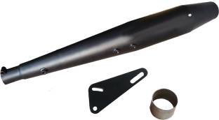 WORDZ Reversecone / Reverse Cone Glasswool Black Exhaust silencer Royal Enfield Classic Desert Storm Full Exhaust System
