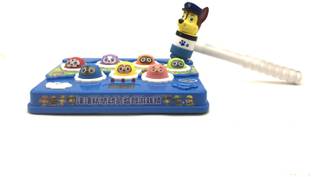 EMOB Fast Fun Electronic Pop up Whack a Mole Board Game with Soft Tip Rubber Hammer Party & Fun Board Game