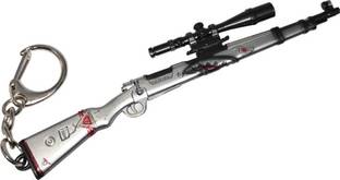 FashionSta Pubg Shark Skin KAR98 Sniper Weapon/Gun Key Chain