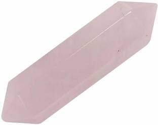 REIKI CRYSTAL PRODUCTS Rose Quartz Double Terminated Pencil for Reiki Healing and Crystal Healing Stones 1 Inch Approx  Decorative Showpiece  -  2.5 cm
